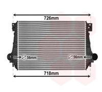 Intercooler Refrigerado por Aire Aluminio Apto para VW Amarok 2H _ S1B 2HA 2HB