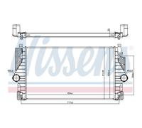 Intercooler Refrigerado por Aire Aluminio Apto para VW Transporter IV Bus