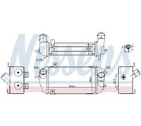 Intercooler Refrigerado por Aire Aluminio para Hyundai Tucson TL Caja / SUV Tle