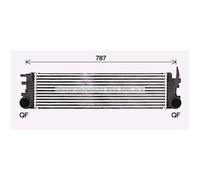 AVA Deutschland GmbH Radiador de admisión, intercooler para MERCEDES-BENZ: MARCO POLO, Sprinter, Vito, Classe V (Ref: MS4721)