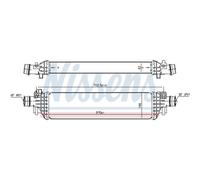 Intercooler Refrigerado por Aire Aluminio para Opel Mokka / Moca X Chevrolet