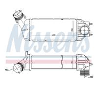 Intercooler Refrigerado por Aire Aluminio para Peugeot 307 Sw 3H Break 3E 3A/C