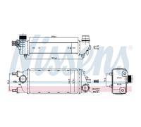 Intercooler Refrigerado Por Aire De Aluminio Compatible Para Lancia Ypsilon 312