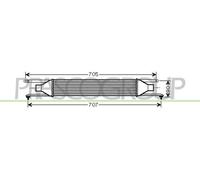 Intercooler Refrigerado Por Aire De Aluminio Para Fiat Grande Punto 199_ 199 Evo