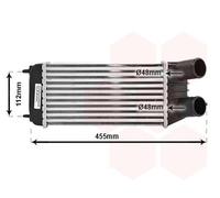 Intercooler Refrigerado Por Aire De Aluminio Para Fiat Scudo 272 270 270_ Furgón