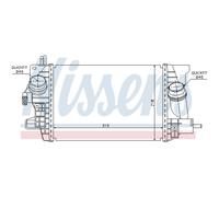 Intercooler Refrigerado Por Aire De Aluminio Para Opel Meriva B Monovolumen