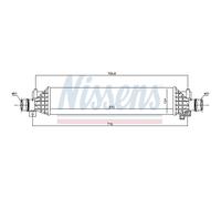 Intercooler Refrigerado Por Aire De Aluminio Para Opel Mokka/Mokka X J13 Trax