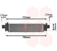 Intercooler Refrigerado Por Aire De Aluminio Para Opel Mokka/Mokka X J13 Trax