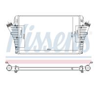 Intercooler Refrigerado Por Aire De Aluminio Para Opel Vectra C Caravan CC YS3F