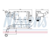 Intercooler NISSENS 96789