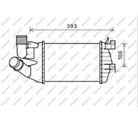Intercooler Refrigerado Por Aire De Aluminio Para Opel Zafira B Astra H Caravan