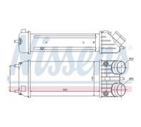 Intercooler Refrigerado Por Aire De Aluminio Para Peugeot 207 CC WD_ WA_ WC_ WK_
