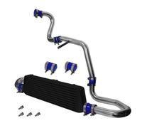 Intercooler turbo Auto Para VW Para Golf Para GTI Para Jetta Para GL Para GLI Para GLS MK4 1998-2005 Intercoolers Montaje Frontal Enfriador Aire Carga(Blue)