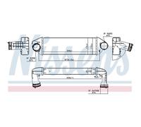 Intercooler Turbo Enfriador De Aluminio Aletas Soldadas Para BMW X3 E83