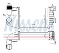 Intercooler Turbo Intercooler LLC NISSENS Para Opel Astra H Caravan L35 Zafira B