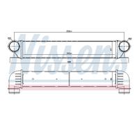 Intercooler Aluminio 96726 NISSENS para BMW 7 5 5 Touring