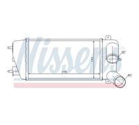 Intercooler Turbo LLC NISSENS Para Citroën C3 I FC C2 JM HB Peugeot