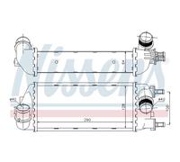Intercooler Turbo LLC NISSENS Para Fiat 500 312_ 312