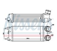 Intercooler Turbo LLC NISSENS Para Ford Fiesta VI B-Max JK