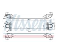 Intercooler Turbo LLC NISSENS Para Ford Mondeo V Turnier S-Max FORD USA