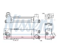 Intercooler Turbo LLC NISSENS Para Hyundai I30 FD