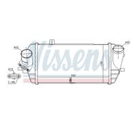 NISSENS 96539 Intercooler