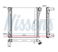 Intercooler Turbo LLC NISSENS Para Land Rover Range LM