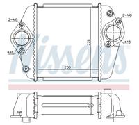 Intercooler Turbo LLC NISSENS Para Mazda CX-7 ER 6 Kombi GH