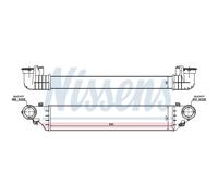 Intercooler Turbo LLC NISSENS Para Mercedes-Benz Clase C W203 S203