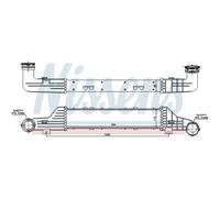 Intercooler Turbo LLC NISSENS Para Mercedes-Benz Clase E Modelo T S210