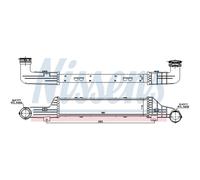 Intercooler Turbo LLC NISSENS Para Mercedes-Benz Clase E Modelo T S210