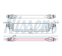 Intercooler Turbo LLC NISSENS Para Opel Corsa E Adam