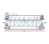 Intercooler Turbo LLC NISSENS Para Renault Laguna III Grandtour KT0/1