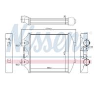 Intercooler Turbo LLC NISSENS Para Seat Ibiza III 6L1