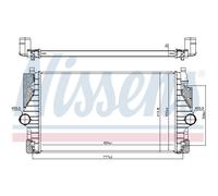 Intercooler Turbo LLC NISSENS Para VW Transporter IV Bus 70XB 70XC