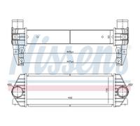 Intercooler Turbo Refrigerador LLC Nissens para Ford Tourneo Connect Transit P65