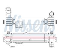 Intercooler Turbo Refrigerador LLC Nissens para Kia Sorento i Jc