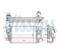 NISSENS 96196 Intercooler