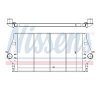 Intercooler Turbo Refrigerador LLC Nissens para Renault Espace IV JK0/1_