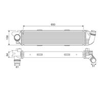 Intercooler VALEO 818299