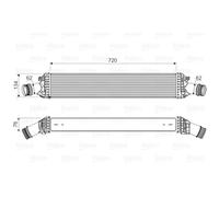 VALEO 818654 Intercooler