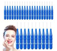 Interdental Brush Cleaners 30pcs ABS Stainless Steel | Soft Bristle Flossing Brushes For Teeth Gaps Cleaning, Compact Hygiene Toothpick Set For Daily Family Care Routine | Care