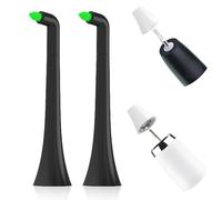 Interdental Cabezales de cepillo de dientes de repuesto, cabezales interdentales compatibles con Philips Sonicare y Dontodent cabezal de cepillo de clic para limpiar Braces, columnas, dientes dorsales