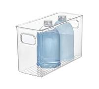 InterDesign Linus Plastic Countertop, Closet, and Vanity Organizer, Storage Bin for Bathroom, Bedroom, Office, Craft Room, Kitchen, Small