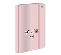 Interdruk - A4 Carpeta Rígida con Elástico - Carpeta Rígida con Goma - BB Friends Girls