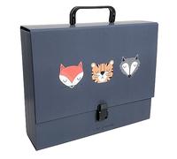 Interdruk - Children's File Box - Case with Handle - Rigid Folder - Fits A4 Size - Bebe Friends B