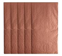 Interdruk Papel de seda 5 hojas 50 x 70 cm para DYI, arte, floral, embalaje a granel y decoraciones, oro rosa