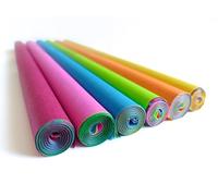 Interdruk Papel de seda liso 60 hojas A3 (42 x 29,7 cm) en 10 colores para DYI, arte, floral, embalaje a granel y decoraciones, colores intensos