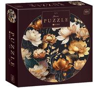 Interdruk - Puzzle 500 Round, Flowers no. 1, 63 cm (PUZ500RF1)