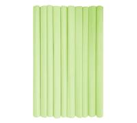 Interdruk - Rollos de papel crepé para niños, bricolaje y decoración - Paquete de 10 rollos (50 cm x 200 cm, 28 g/m2) - 40 verde lima pastel
